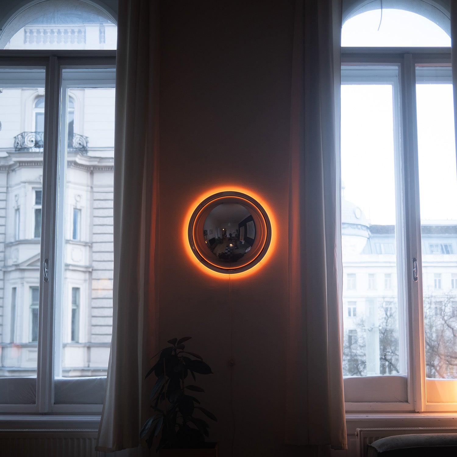 BUBBLE | Spiegel & Wandlampe