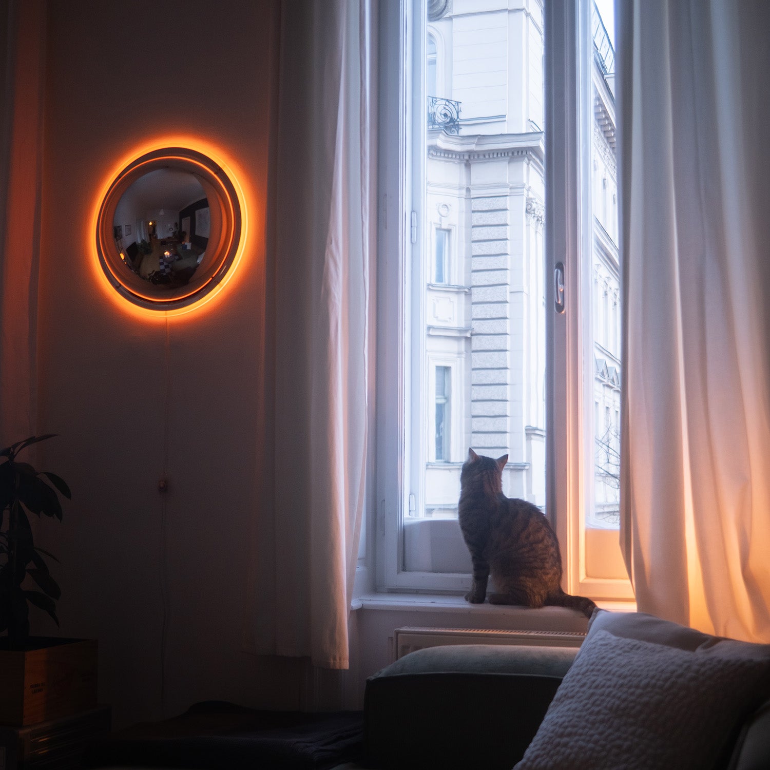 BUBBLE | Spiegel & Wandlampe