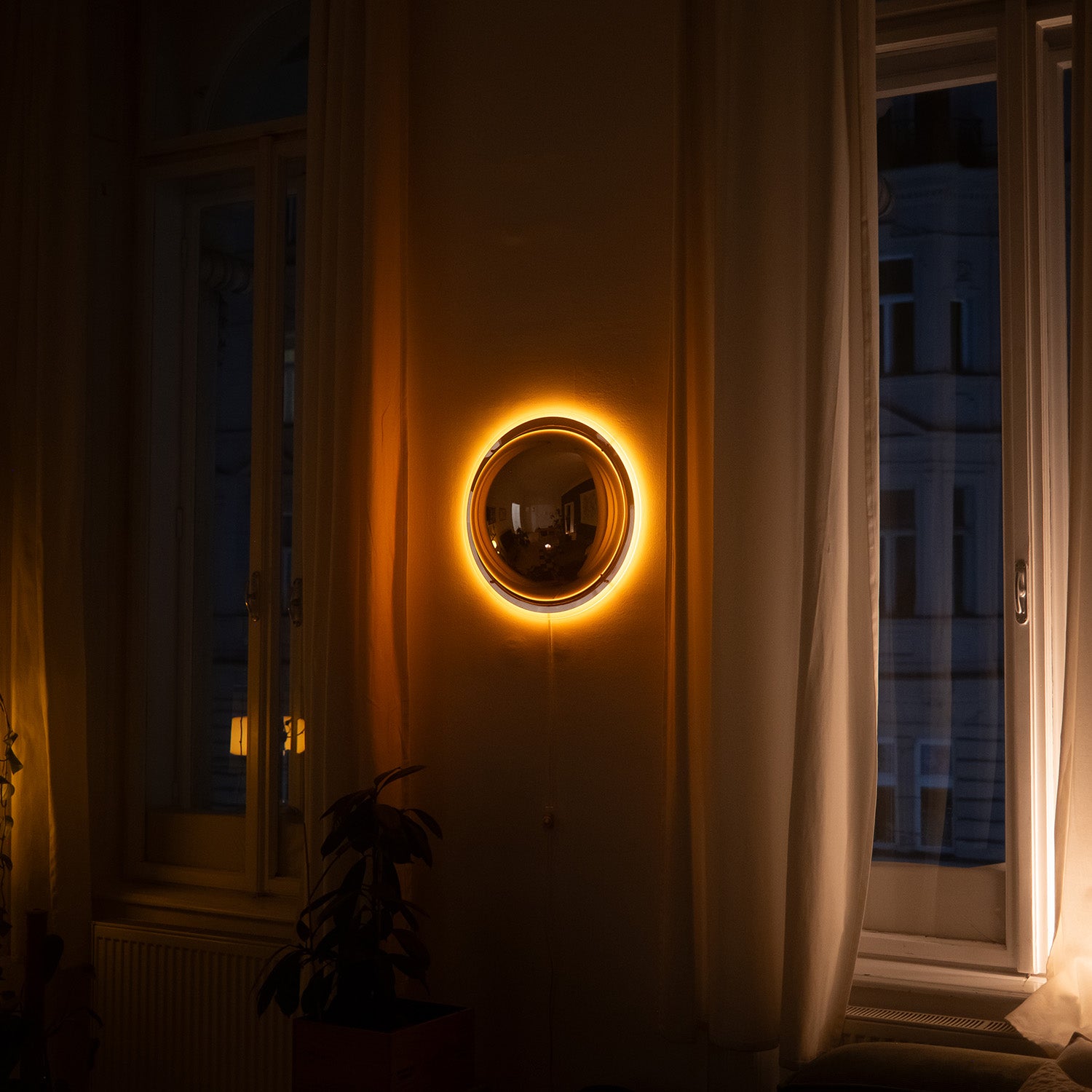 BUBBLE | Spiegel & Wandlampe