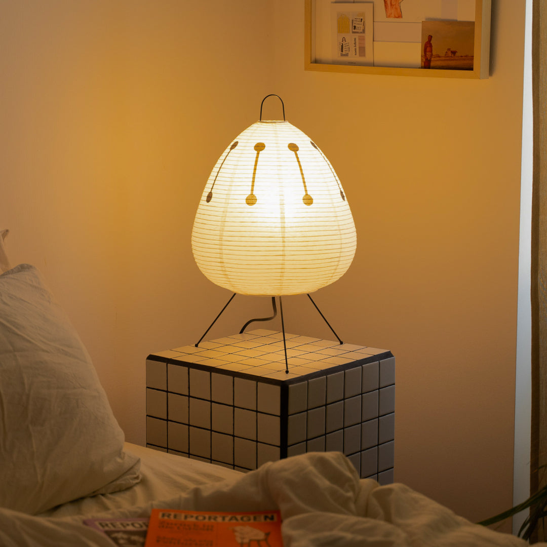 Papierlampe im japanischen Stil